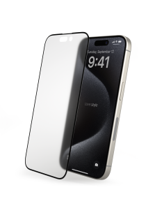 Pellicola Opaca in Vetro Temperato 3D per iPhone 15 Pro Max (6.7") - HyperGlass 3D® 2