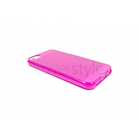 Custodia Flessibile Lucida con Interno Opaco - Fucsia