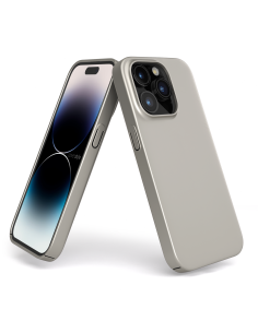 Cover Titanio Naturale Opaco per iPhone 14 Pro Max - UltraSoft® 2