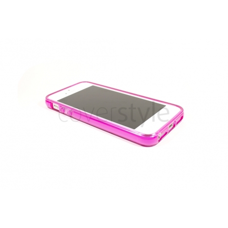 Custodia Flessibile Lucida con Interno Opaco - Fucsia