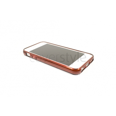 Custodia Flessibile Lucida con Interno Opaco - Bordeaux