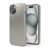 Cover Titanio Naturale Opaco per iPhone 15 Plus - UltraSoft®