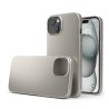 Cover Titanio Naturale Opaco per iPhone 15 Plus - UltraSoft®