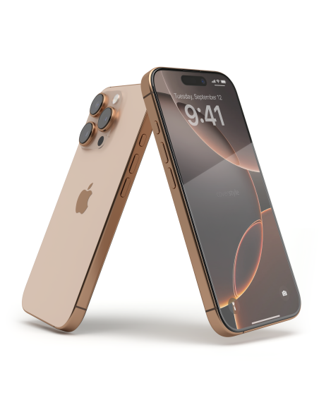2x Pellicola in Vetro Temperato 3D per iPhone 16 Pro (6.3") - Kit 2 Pezzi - HyperGlass 3D®