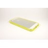 Custodia Flessibile Bordo Giallo e Retro Opaco﻿