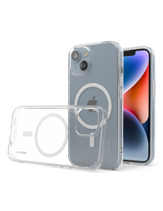 Cover Antiurto TPU+PC con MagSafe per iPhone 13 - Trasparente - UltraFlex PRO®