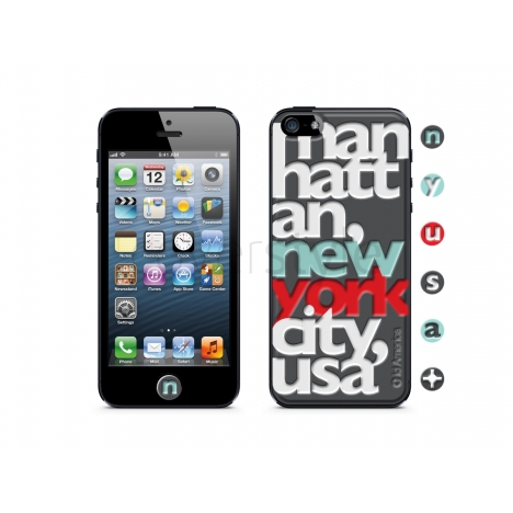id America - Skin Cushi Gift per iPhone 5 - NYC