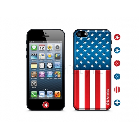 id America - Skin Cushi Gift per iPhone 5 - America