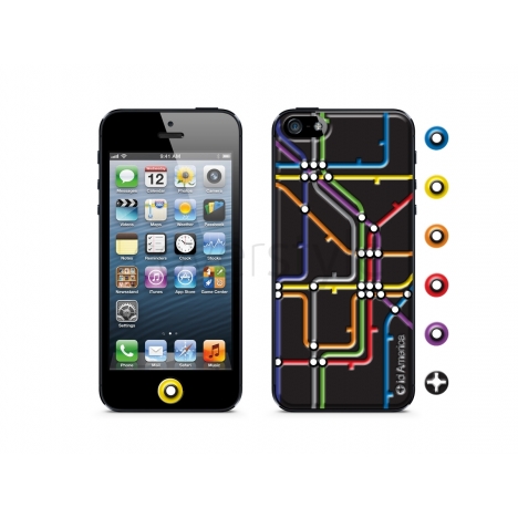 id America - Skin Cushi Gift per iPhone 5 - Subway