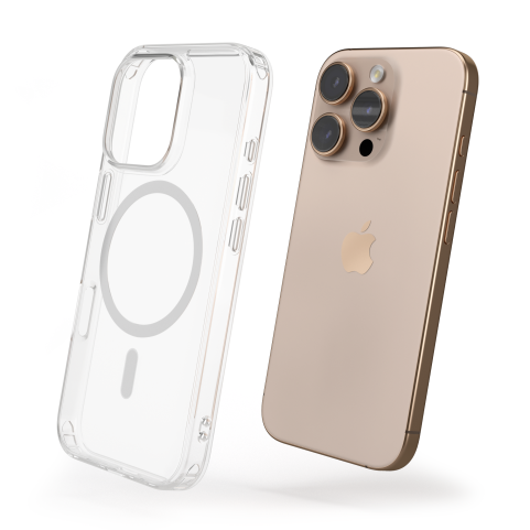 Cover Antiurto TPU+PC Trasparente con MagSafe per iPhone Air (6.5") - UltraFlex PRO®