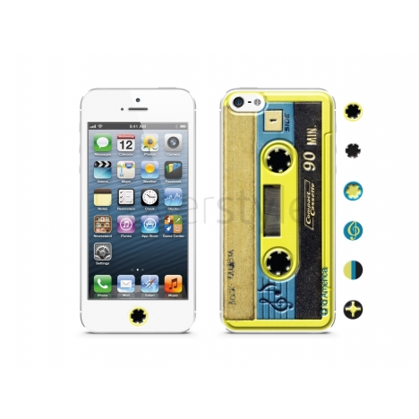 id America - Skin Cushi Cassette per iPhone 5 - Giallo