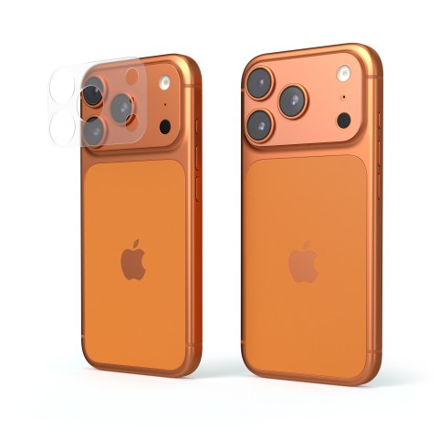 2x Pellicole Fotocamera in PET per iPhone 17 Pro - Opaca - HyperShield 0.3®