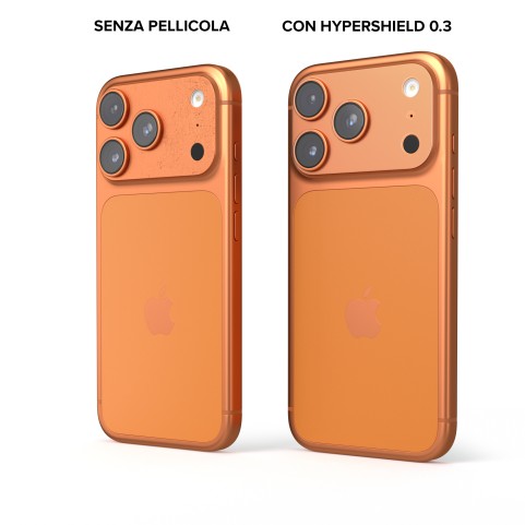 2x Pellicole Fotocamera in PET per iPhone 17 Pro - Opaca - HyperShield 0.3®