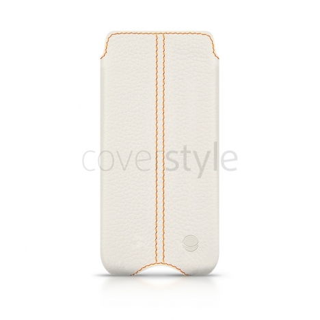Beyzacases - Custodia in Pelle "Zero Series" per iPhone 5 - Bianco