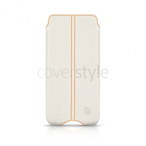 Beyzacases - Custodia in Pelle "Zero Series" per iPhone 5 - Bianco