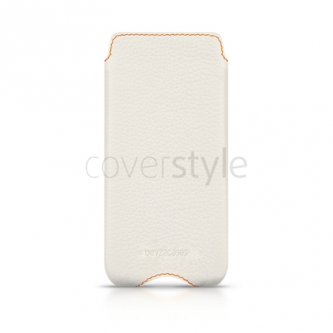 Beyzacases - Custodia in Pelle "Zero Series" per iPhone 5 - Bianco