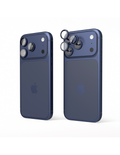 HyperLens 3D® - Pellicola Fotocamera in Zaffiro e Alluminio per iPhone 17 Pro/Max - Blu 2