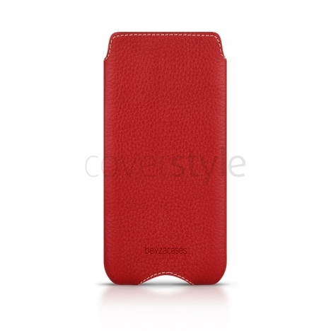 Beyzacases - Custodia in Pelle "Zero Series" per iPhone 5 - Rosso