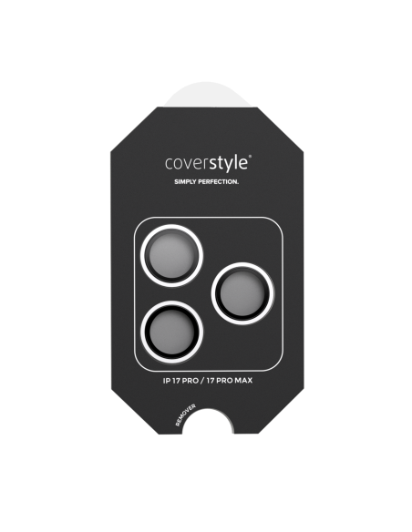 HyperLens 3D® - Pellicola Fotocamera in Zaffiro e Alluminio per iPhone 17 Pro/Max - Argento