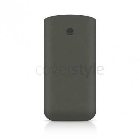 Beyzacases - Custodia in Pelle Retro Strap Plus per iPhone 5 - Grigio