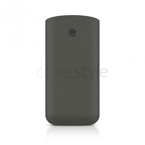 Beyzacases - Custodia in Pelle Retro Strap Plus per iPhone 5 - Grigio