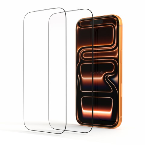 2x Pellicola in Vetro Temperato 3D per iPhone 18 Pro (6.3") - Kit 2 Pezzi - HyperGlass 3D®