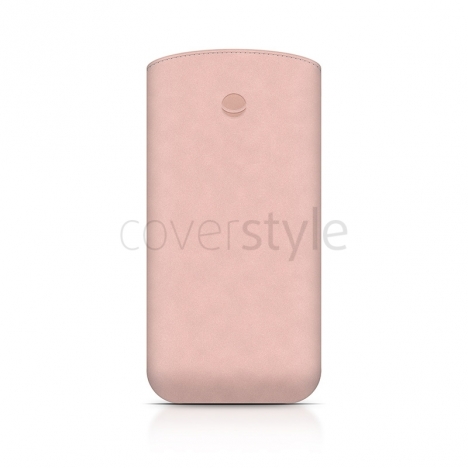 Beyzacases - Custodia in Pelle Retro Strap Plus per iPhone 5 - Rosa