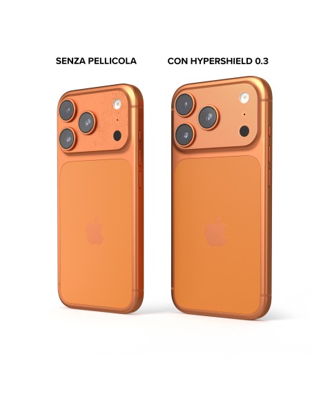 Kit 2x Pellicole Fotocamera in PET per iPhone 18 Pro - Opaca - HyperShield 0.3®