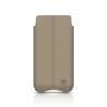 Beyzacases - Custodia in Pelle SlimLine "Stitches" per iPhone 5 - Crema