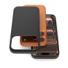 Cover in Eco Pelle Nera per iPhone 18 Pro + Supporto MagSafe - LeatherSoft PRO®
