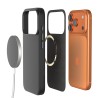 Cover in Eco Pelle Nera per iPhone 18 Pro + Supporto MagSafe - LeatherSoft PRO®