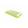 Custodia Flessibile Bordo Verde e Retro Opaco﻿ per iPhone 5﻿﻿﻿