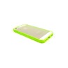 Custodia Flessibile Bordo Verde e Retro Opaco﻿ per iPhone 5﻿﻿﻿