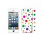 id America - Skin Cushi Dot per iPhone 5 - Multiple White