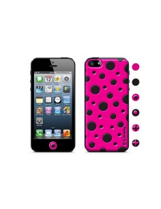 id America - Skin Cushi Dot per iPhone 5 - Rosa