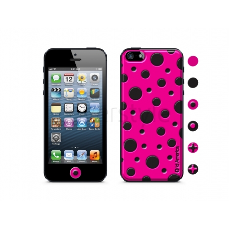 id America - Skin Cushi Dot per iPhone 5 - Rosa