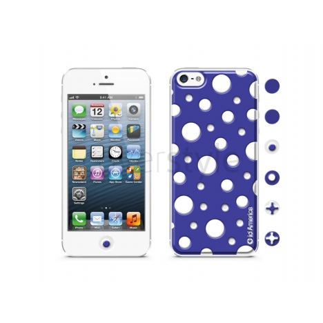 id America - Skin Cushi Dot per iPhone 5 - Viola