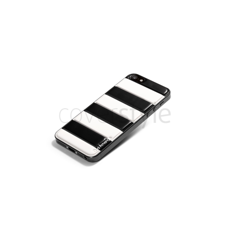 id America - Skin Cushi Stripe per iPhone 5 - Nero