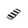 id America - Skin Cushi Stripe per iPhone 5 - Nero