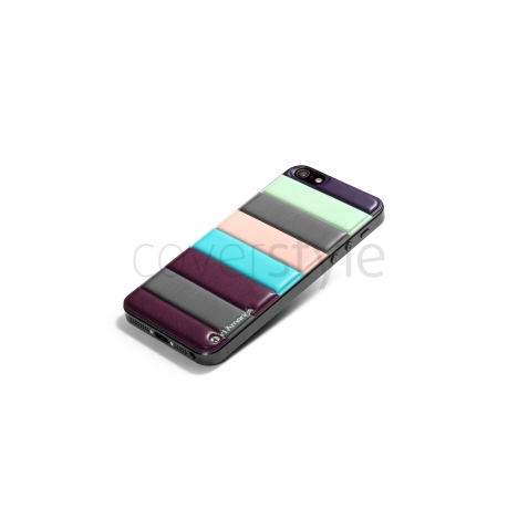 id America - Skin Cushi Stripe per iPhone 5 - Multiple