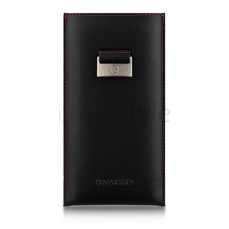 Beyzacases - Custodia in Pelle New Strap SP per iPhone 5 - Nero