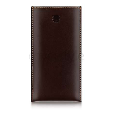 Beyzacases - Custodia in Pelle New Strap SP per iPhone 5 - Marrone Scuro