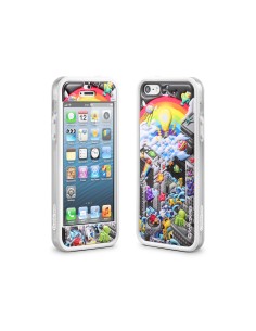 id America - Cushi Plus Original per iPhone 5 - Rainbow