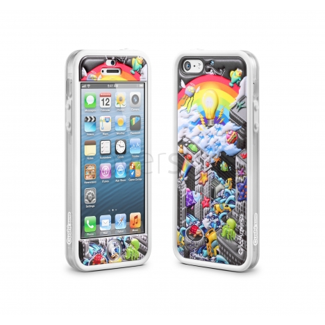 id America - Cushi Plus Original per iPhone 5 - Rainbow