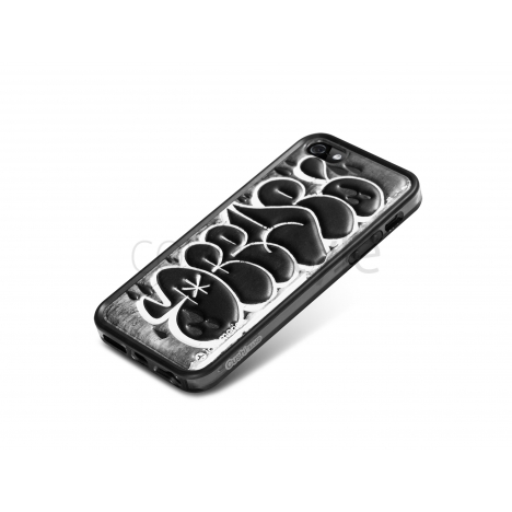 id America - Cushi Plus Graffiti per iPhone 5 - Grigio