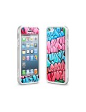 id America - Bumper + Cushi Plus Graffiti per iPhone 5/5S - Rosa