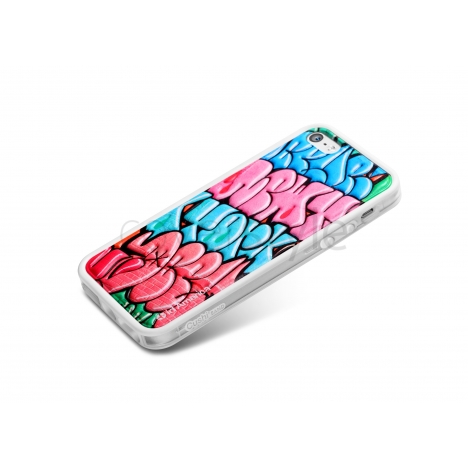id America - Cushi Plus Graffiti per iPhone 5 - Rosa