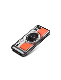 id America - Bumper + Cushi Plus Camera per iPhone 5 - Arancione 2