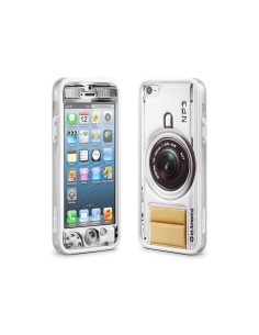 id America - Bumper + Cushi Plus Camera per iPhone 5 - Bianco