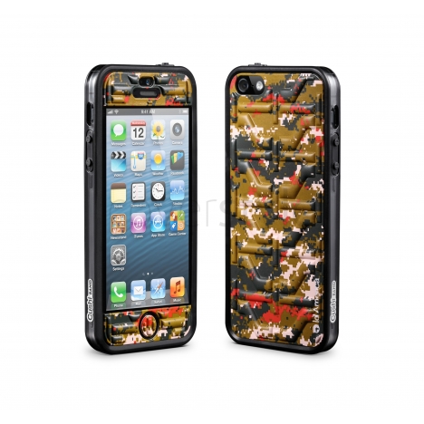 id America - Bumper + Cushi Plus Camo per iPhone 5 - Multi